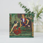 ヴィンテージリークラマーイラストレーションサンキューカード サンキューカード (スタンド正面)