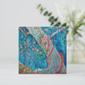 ヴィンテージリークラマーイラストレーションフォレストバイナイト サンキューカード (スタンド正面)