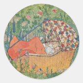 ヴィンテージリークラマー新生児 ラウンドシール (正面)