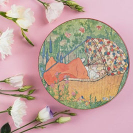 ヴィンテージリークラマー新生児 ラウンドシール