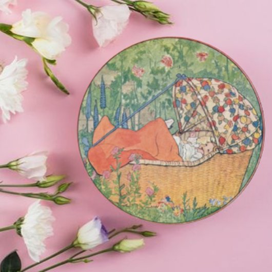 ヴィンテージリークラマー新生児 ラウンドシール