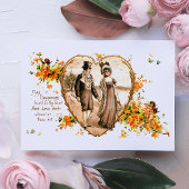 ヴィンテージリージェンシーカップルバレンタインデー シーズンポストカード