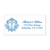 ヴィンテージリージェンシーモノグラムクレスト差出人住所 セルフインキングスタンプ (デザイン)