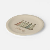 ヴィンテージリージェンシーレディースフォージェーンオーステンファン ペーパープレート (アングル)