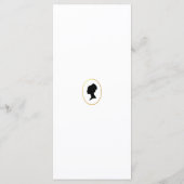 ヴィンテージリージェンシーレディーパープルウィステリアブライダルシャワー メニュー (裏面)