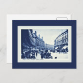 ヴィンテージリージェント通り、ピカディーリーサーカス、ロンドン ポストカード (正面/裏面)