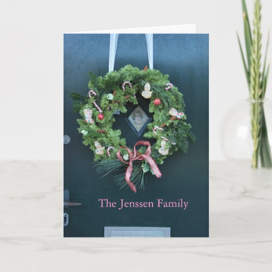 ヴィンテージリースのドアアドレスの発表 シーズンカード (正面)