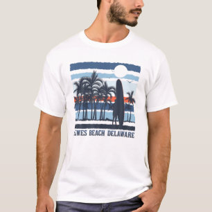 ヴィンテージリーズビーチデラウェアバケーション80Sビーチソ Tシャツ