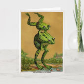 ヴィンテージリープフログクリスマスカード シーズンカード (正面)