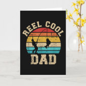 ヴィンテージリールカッコいいパパ カード (黄色い花)