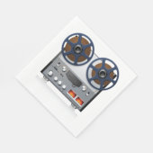 ヴィンテージリールテープデッキ スタンダードランチョンナプキン (角)