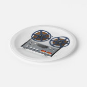 ヴィンテージリールテープデッキ ペーパープレート (アングル)