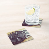 ヴィンテージリールフィルム スクエアペーパーコースター (インサイチュ)