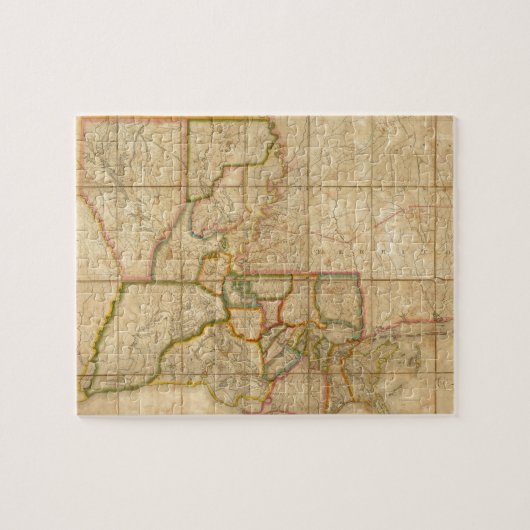 ヴィンテージルイジアナの地図(1816) ジグソーパズル (横)