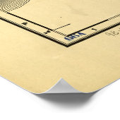 ヴィンテージルイジアナの地図(1896) ポスター (角)