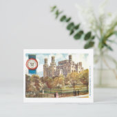 ヴィンテージルイジアナキャピトルとシール ポストカード (スタンド正面)