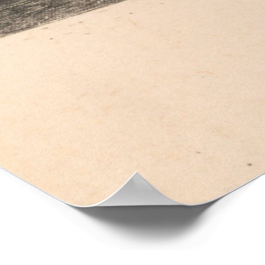 ヴィンテージルイビルKYの写真地図(1860) ポスター (角)