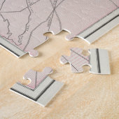 ヴィンテージルイビルKYの地図(1901年) ジグソーパズル (側面)