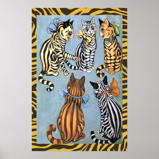 ヴィンテージルイワーインキャットパルのポスタープリント ポスター (正面)