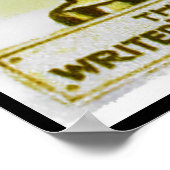 ヴィンテージルイワーインキャットライターマスコットポスタープリント ポスター (角)