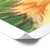 ヴィンテージルイワーインニコニコ生姜キャットポスタープリント ポスター (角)