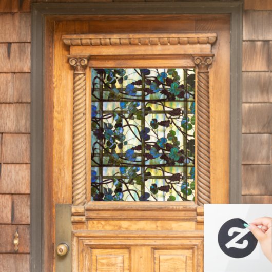 ヴィンテージルイ心地よいティファニーグレープヴィン ウィンドウサイン (ホームデコレーション)