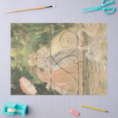 ヴィンテージルイ・イカルパリジャンの情景のデコパージュ 薄葉紙 (クラフト)