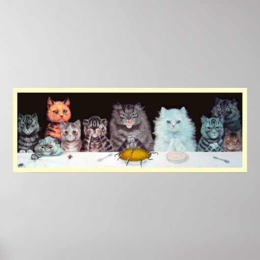 ヴィンテージルイ・ウィン猫のポスター ポスター (正面)