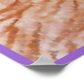 ヴィンテージルイ・ワイン・ヒッピー花猫アートのポスター ポスター (角)