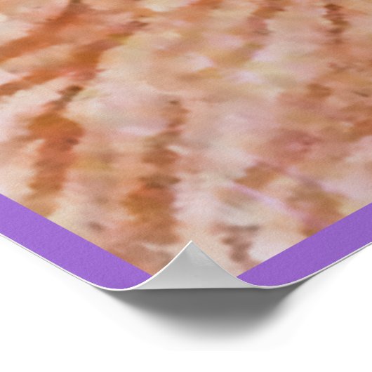 ヴィンテージルイ・ワイン・ヒッピー花猫アートのポスター ポスター (角)