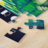 ヴィンテージルクセンブルグヨーロッパ旅行ポスターパズル ジグソーパズル (側面)