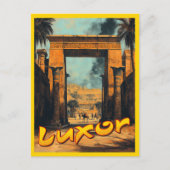 ヴィンテージルクソール – タイムレスエジプトエレガンス ポストカード (正面)