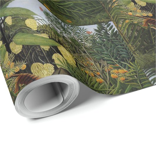 ヴィンテージルソーでタイガーとバッファローの戦い ラッピングペーパー (ロールコーナー)