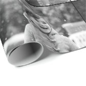 ヴィンテージルックの白黒写真のコラージュを作成 ラッピングペーパー (ロールコーナー)