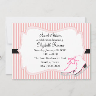 ヴィンテージルックアイススケート 招待状