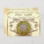 ヴィンテージルックアラバマ州フラワーポストカード ポストカード (正面/裏面)