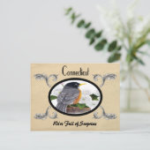 ヴィンテージルックオールドポストカードコネチカット ポストカード (スタンド正面)