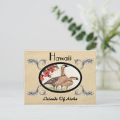 ヴィンテージルックオールドポストカードハワイ州 ポストカード (スタンド正面)