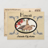 ヴィンテージルックオールドポストカードハワイ州 ポストカード (正面/裏面)