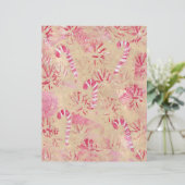 ヴィンテージルックキャンディキャンズクリスマスクラップブック紙 (スタンド正面)