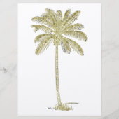 ヴィンテージルックココナッツパームツリービーチ結婚式 メニュー (裏面)