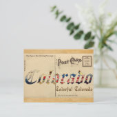 ヴィンテージルックコロラドオールドポストカード ポストカード (スタンド正面)