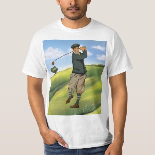 ヴィンテージルックゴルファーGolf Mens Tシャツ (正面)