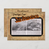 ヴィンテージルックサンフランシスコポストカード ポストカード (正面/裏面)