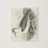 ヴィンテージルックスタンディングバードジグソーパズル ジグソーパズル (縦)