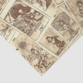 ヴィンテージルックセピアタロットカード 薄葉紙 (詳細)