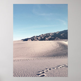 ヴィンテージルックデスバレーサンドデュネス ポスター