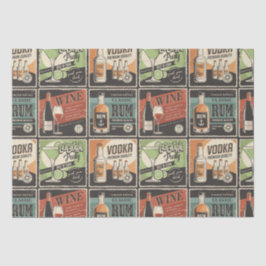 ヴィンテージルックバードリンクタイル 薄葉紙