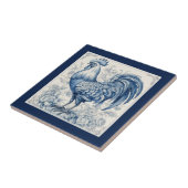 ヴィンテージルックフランスのトイルルースター タイル (側面)