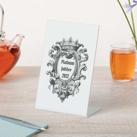 ヴィンテージルックプラチナジュビリー2022 台座サイン (インサイチュ)